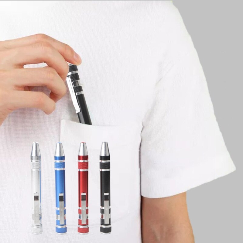 8-1 MAGNETIC POCKET SCREWDRIVER PEN